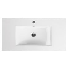 Laulea 900mm Wall Hung Single Vanity with Ceramic Countertop